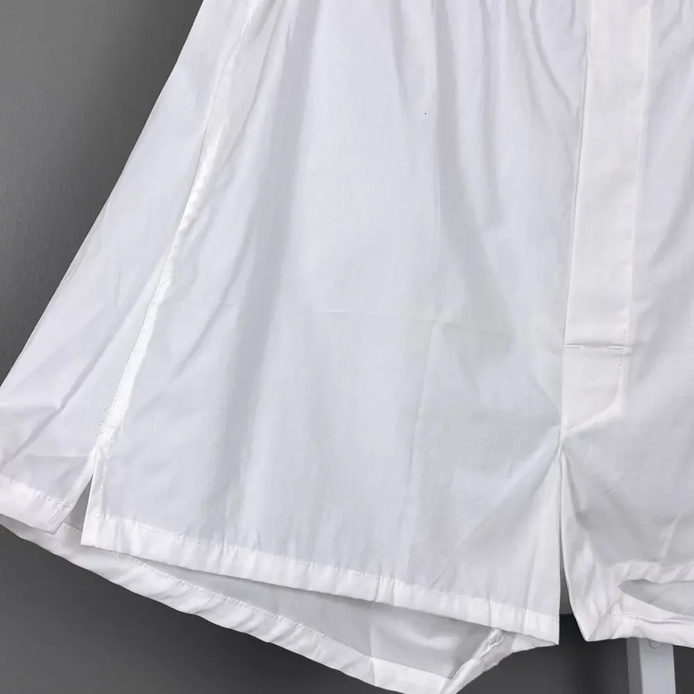 Vintage Calvin Klein Boxer Shorts Size 40 NOS White 100% Cotton Hong Kong Boxers